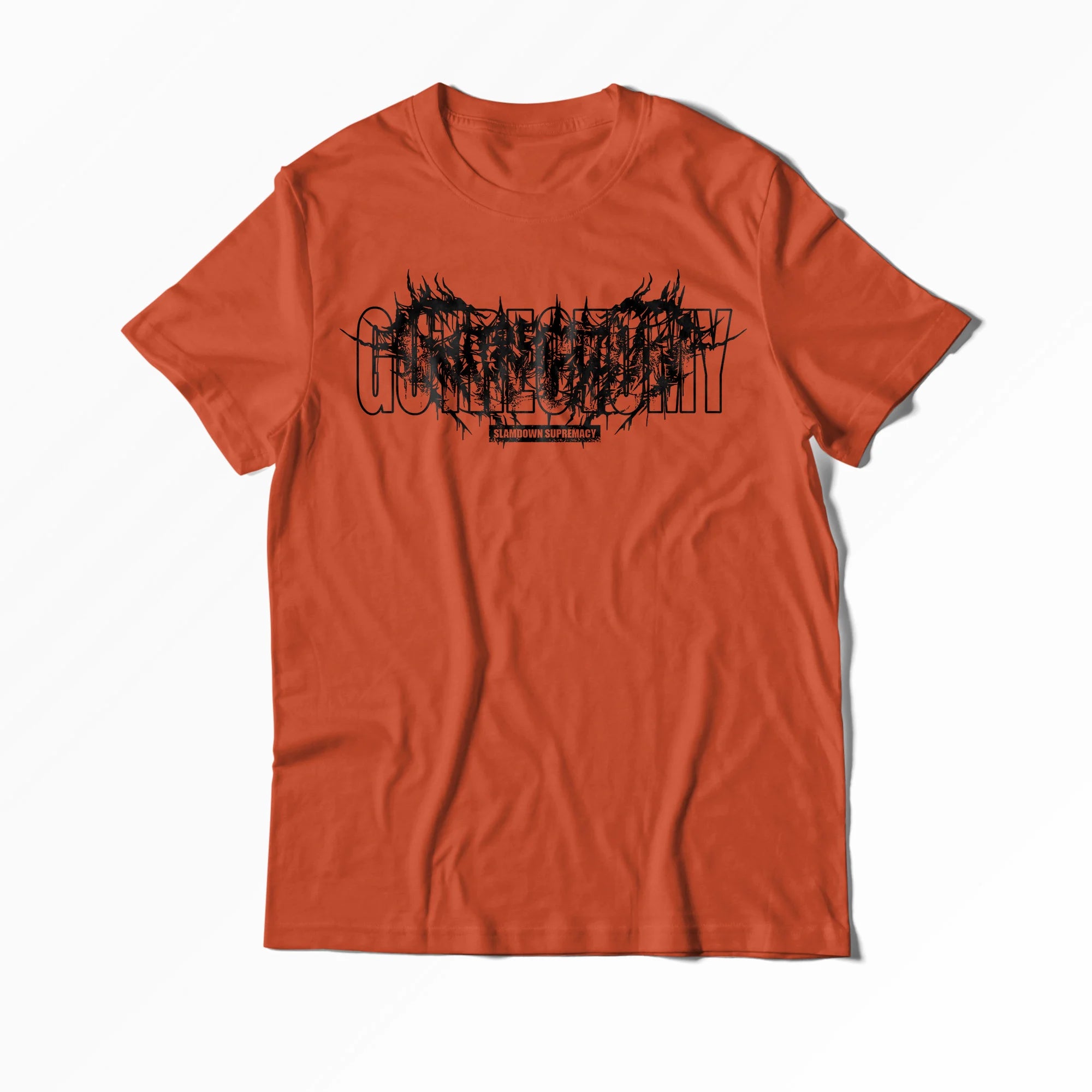 Double Logo T-Shirt - Orange
